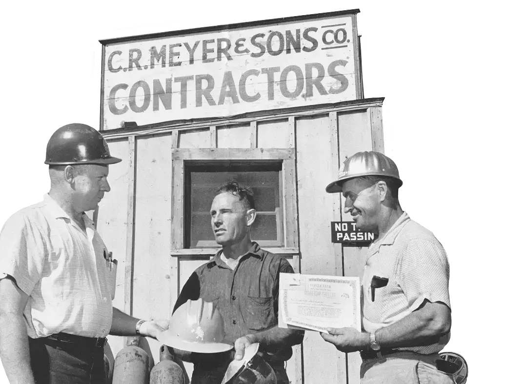 CR Meyer historical contractors photo