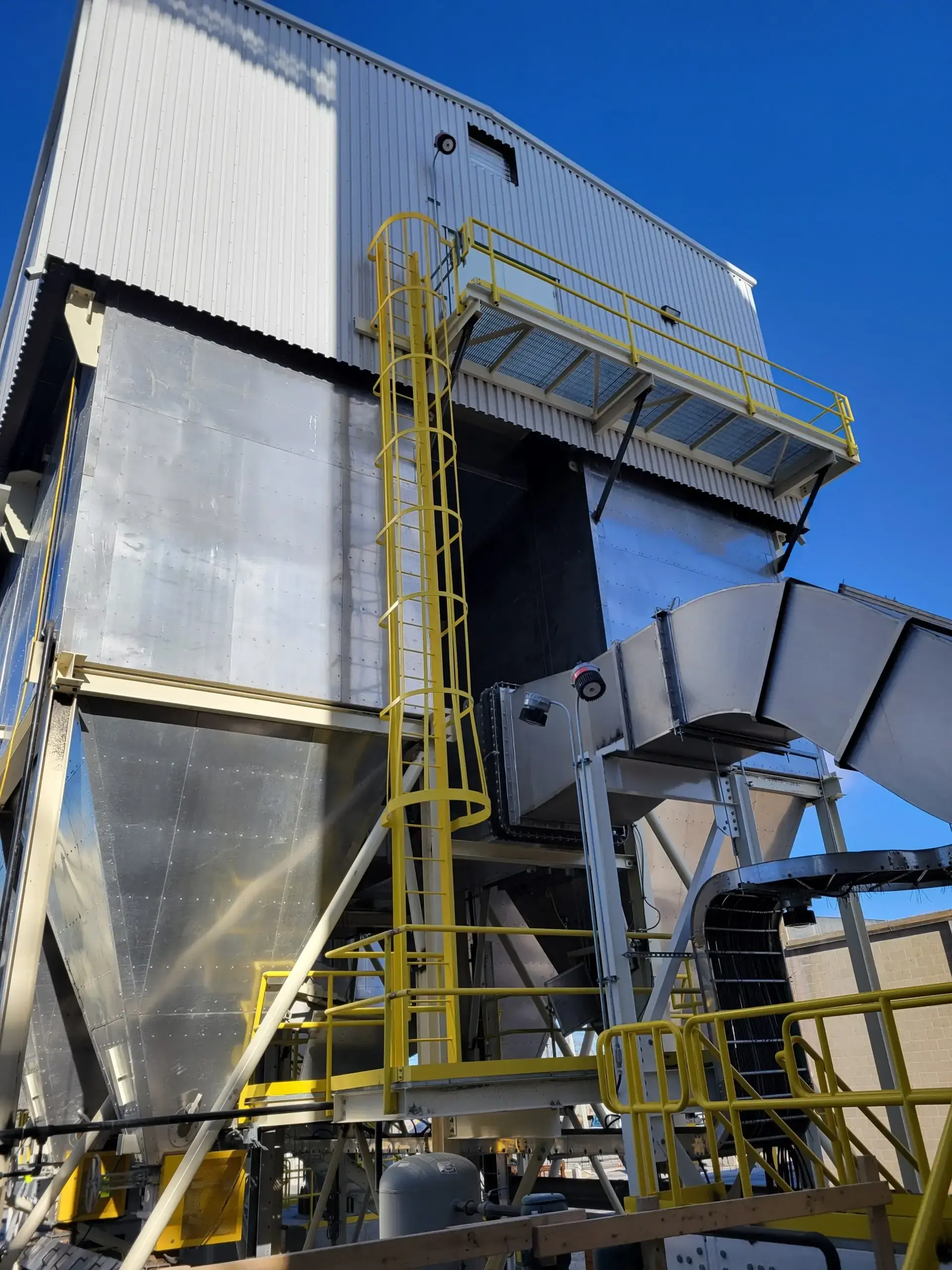 New Baghouse, ID Fan & Stack for Dust Collection