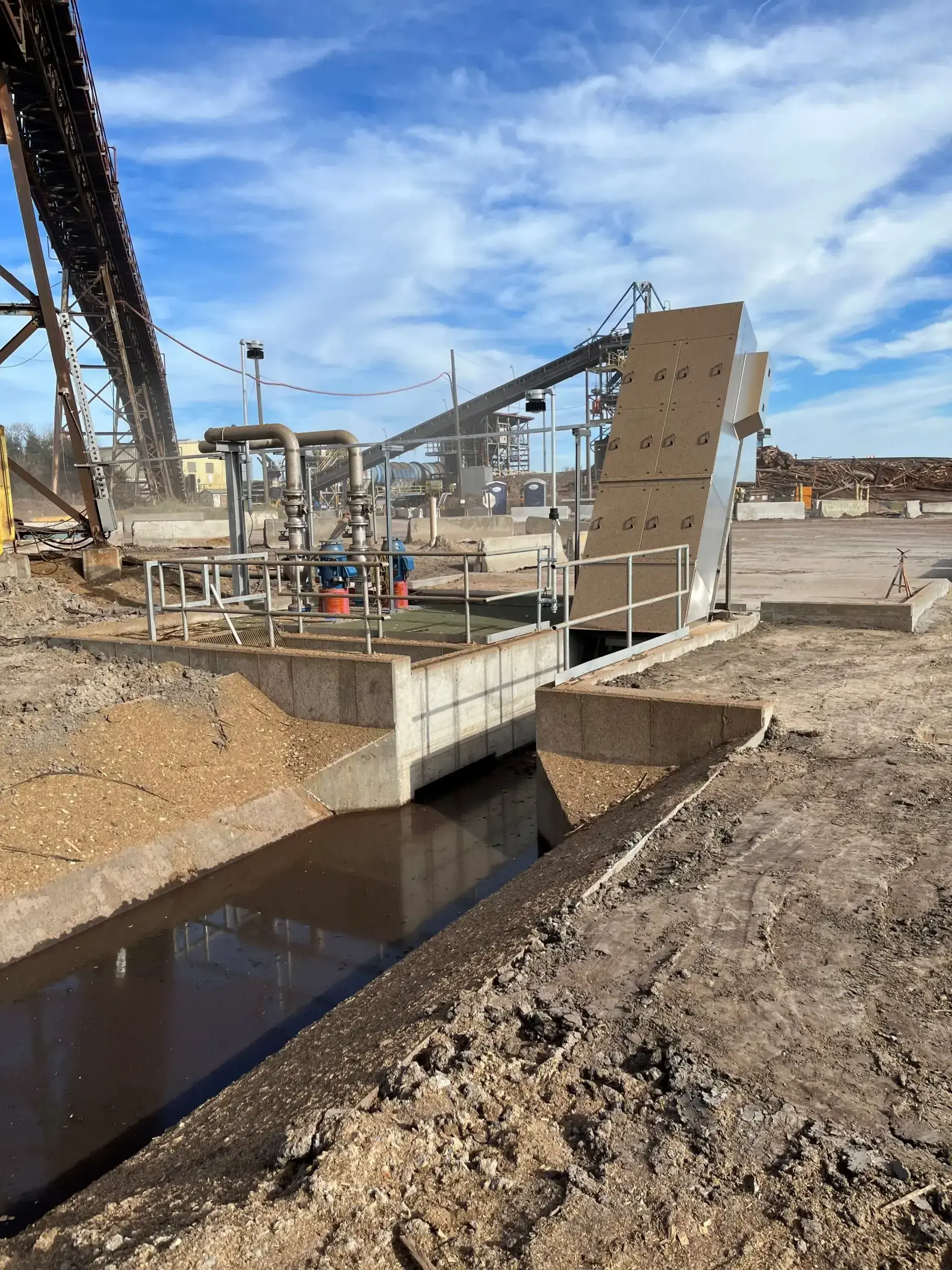 New Sump Pit, Piping & Pumps for Woodyard Improvements